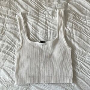 Zara Ribbed Crop Top